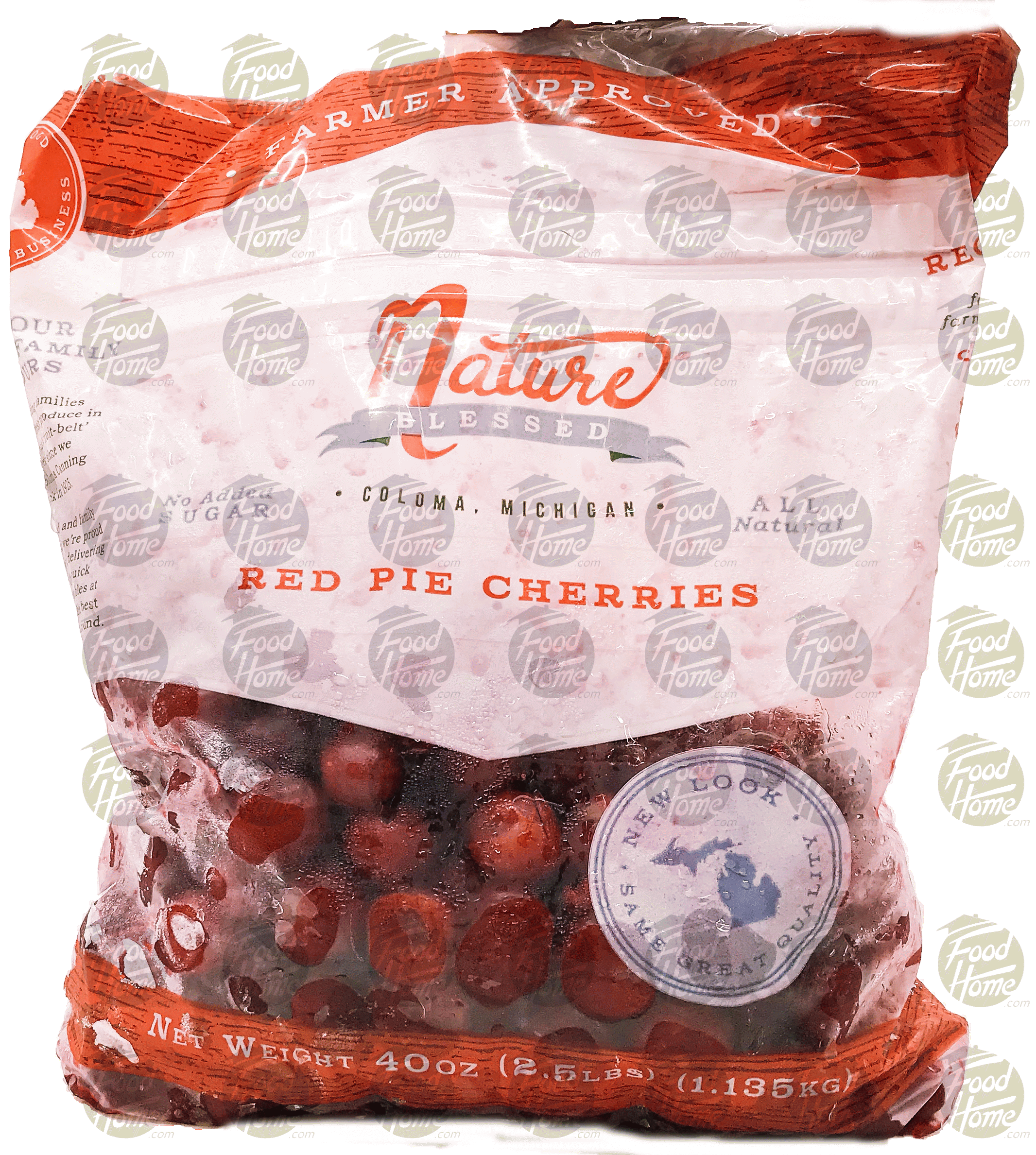 Nature Blessed  red pie cherries, frozen bag Full-Size Picture